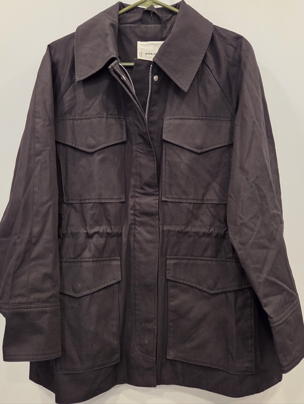 Everlane Womens Field Jacket Black Medium